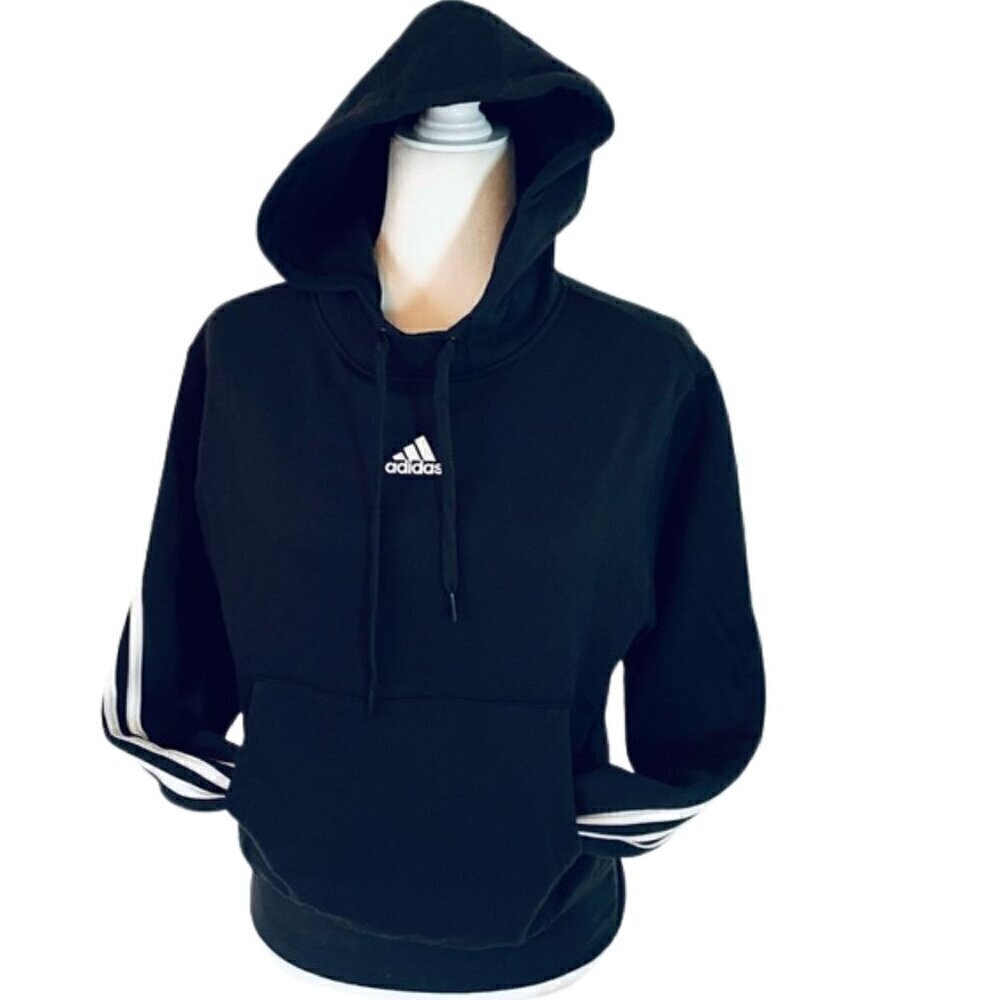 NWT Adidas Women’s Hoodie Sweatshirt – XS – Black – Cotton Blend